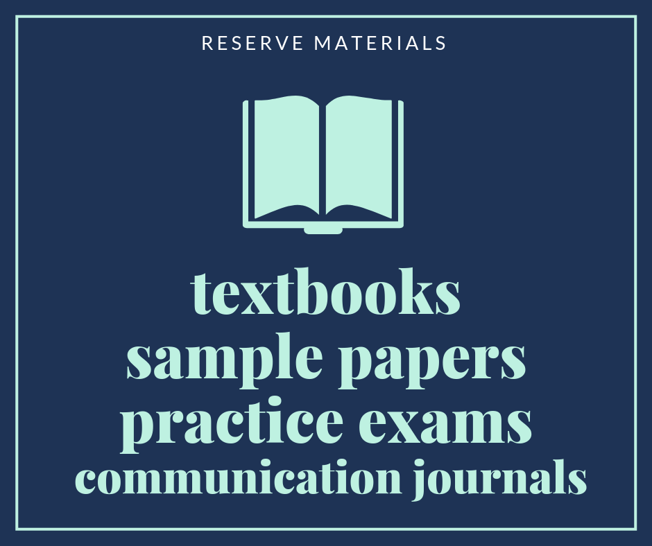reserve materials