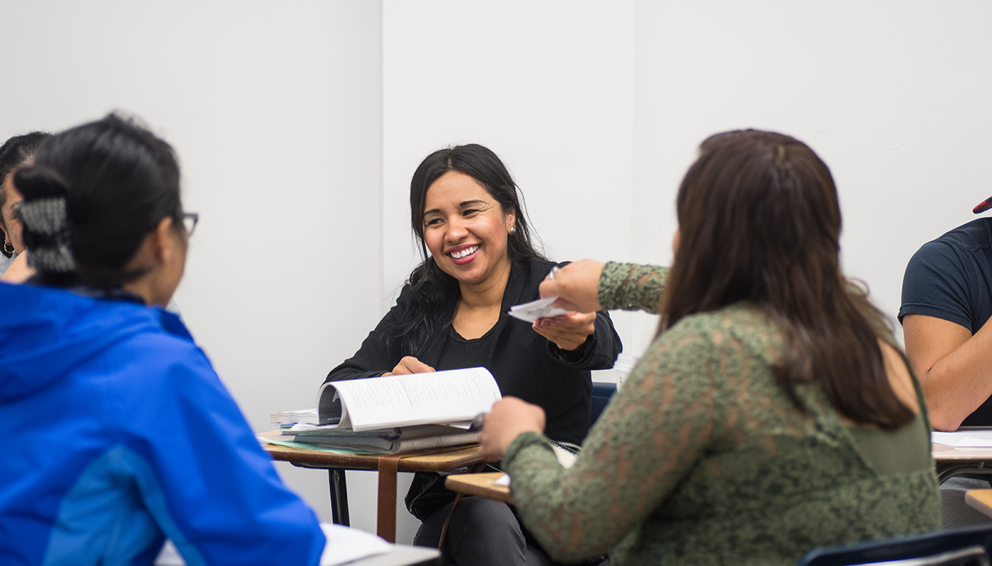 Santa Barbara City College students in a School of Justice Studies class.