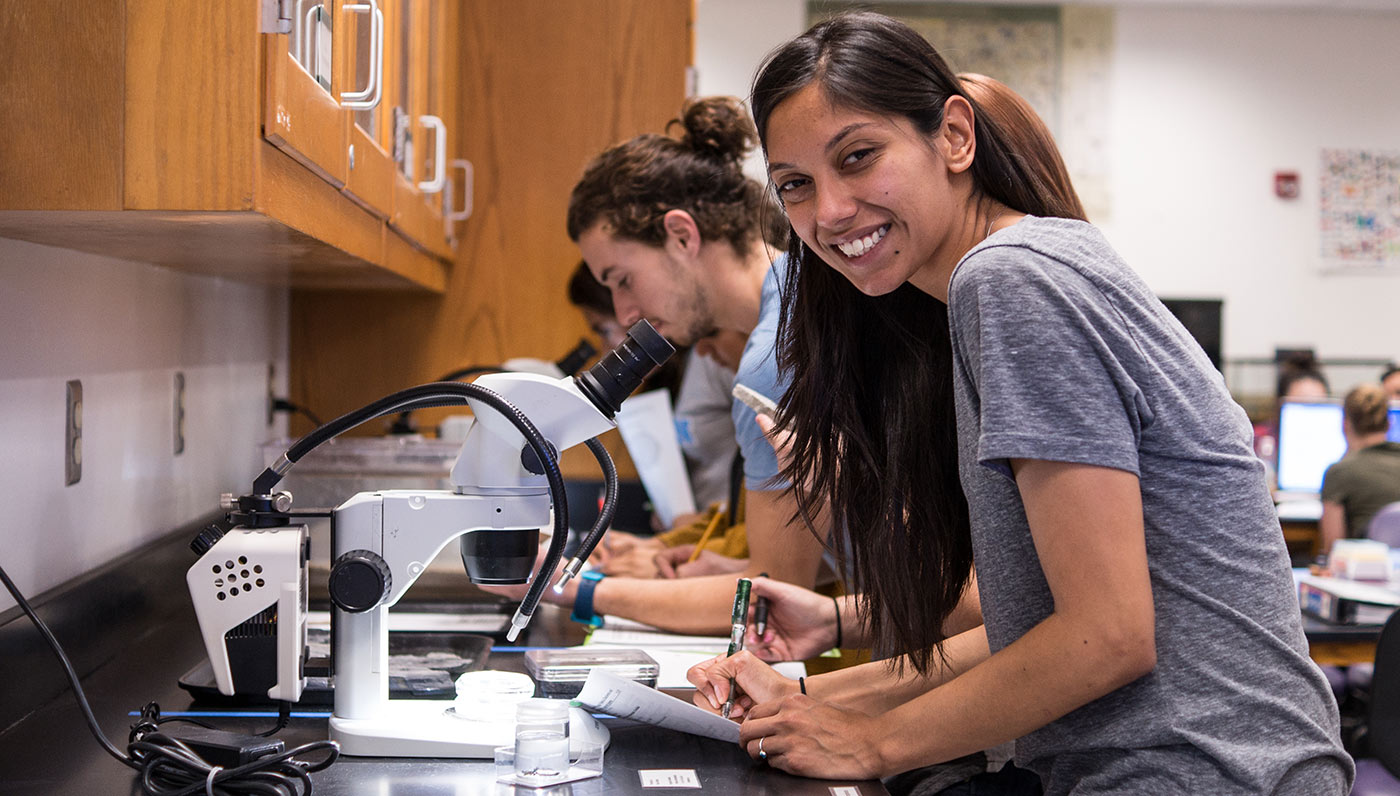 Students in lab