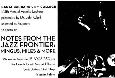 Dr. John Clark Lecture Flyer