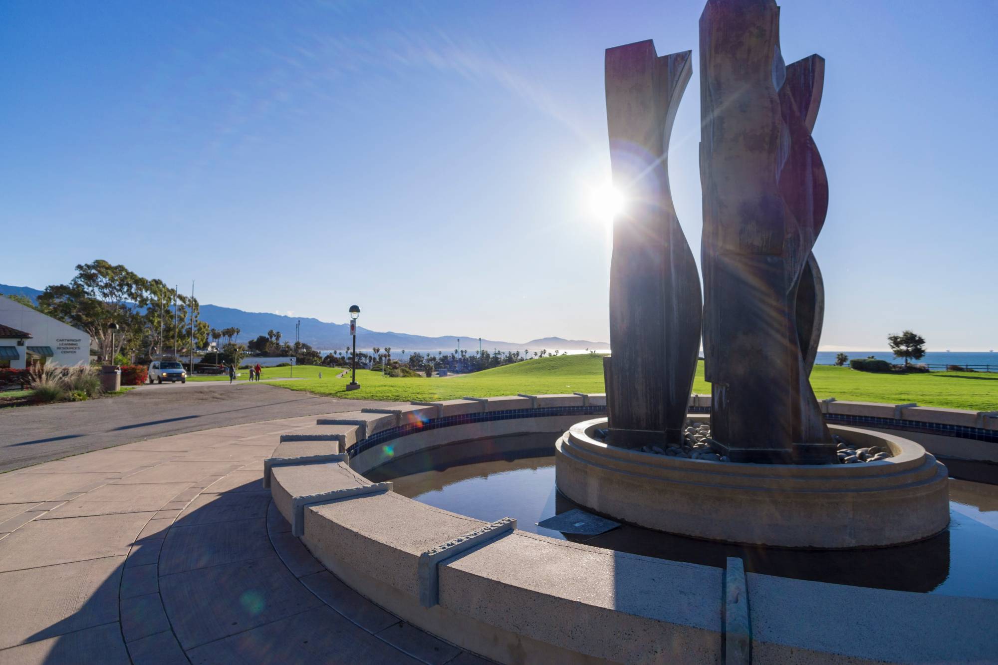 West campus fountain