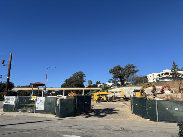 Alternate image of PE Building construction site without the old PE building present