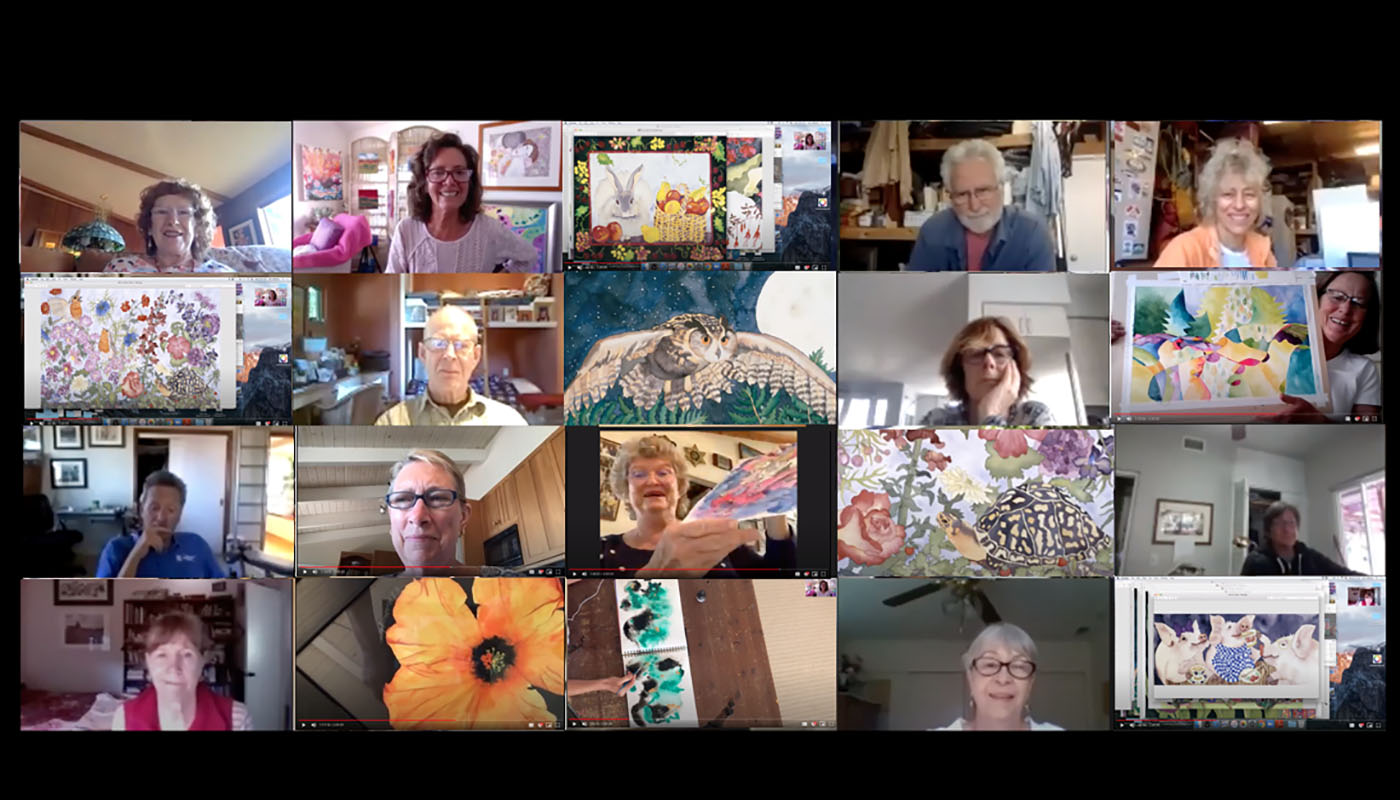 Older adults “Zoom In” together at SBCC School of Extended Learning