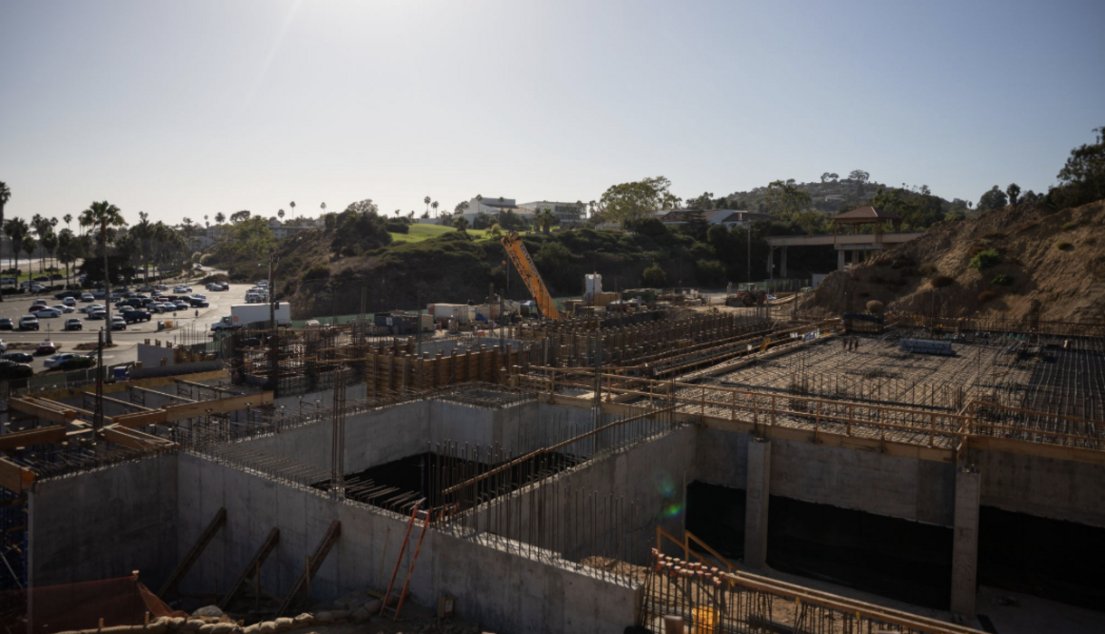 SBCC's Michael A. Goldberg Physical Education Building construction. Photo courtesy: SBCC | Student Photographer Adam Boyer