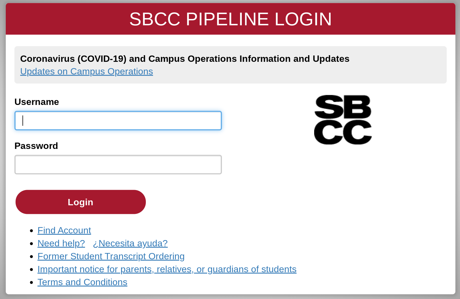 Pipeline login